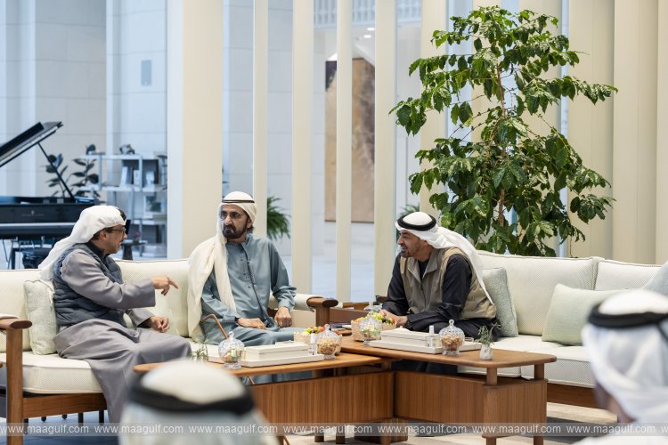 UAE President receives Sheikh Mohammed