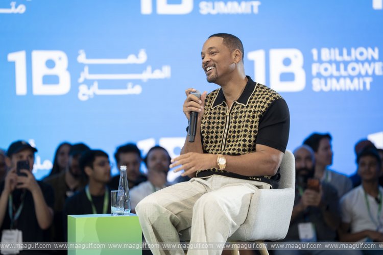Will Smith turns fear, extremes, sustainability into story at 1 Billion Followers Summit