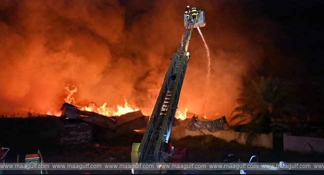CDAA teams control Seeb warehouse blaze