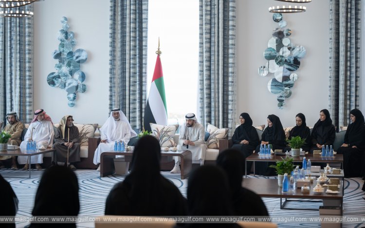 Hamdan bin Zayed meets senior citizens, government employees in Al Dhafra Region