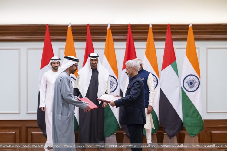 UAE President, Indian Prime Minister witness exchange of several agreements, memoranda between two countries