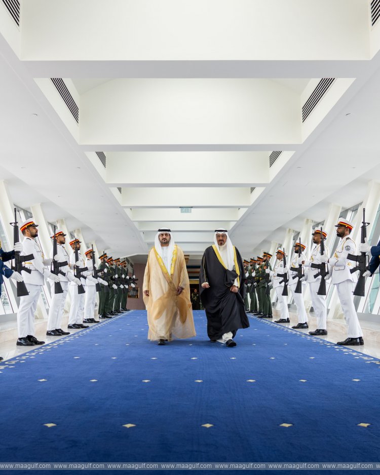 Maktoum bin Mohammed sees off Prime Minister of Kuwait