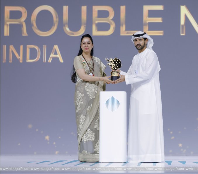 భారతీయ ఉపాధ్యాయురాలిని అత్యుత్తమ పురస్కారంతో సత్కరించిన దుబాయ్ క్రౌన్ ప్రిన్స్..