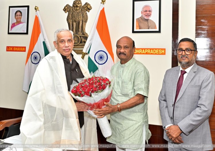 Assembly Speaker meets the Governor at Raj Bhavan
