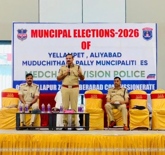 In the context of municipal elections.. Cyberabad CP\'s guidance