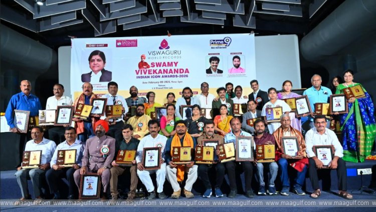 Grand Vivekanda Indian Icon Awards ceremony of Vishwaguru World Record