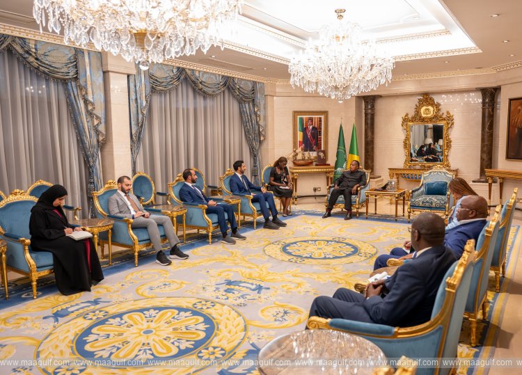Shakhboot bin Nahyan Al Nahyan meets President of Republic of the Congo
