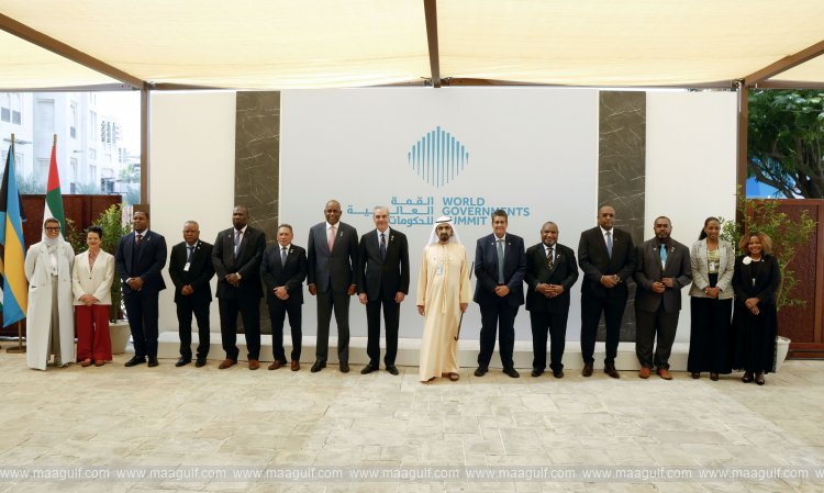 Sheikh Mohammed meets with Caribbean heads of state, government at World Governments Summit 2026