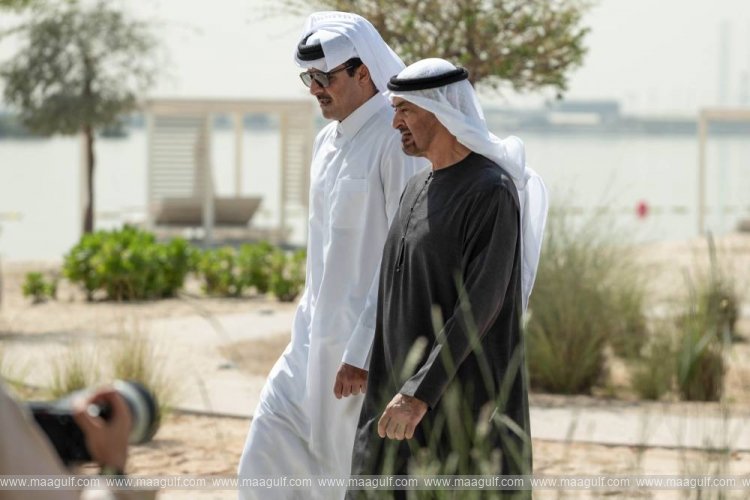 తాజా పరిణామాలపై అమీర్, యూఏఈ అధ్యక్షుడు చర్చలు..!!