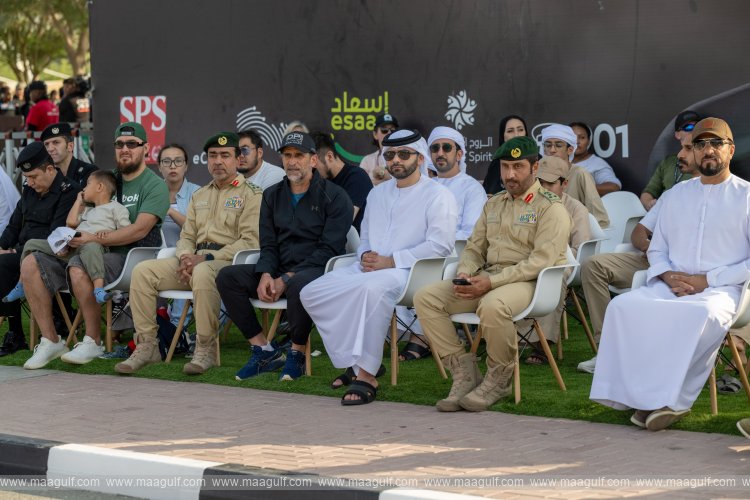 Mansoor bin Mohammed attends Day 2 of UAE SWAT Challenge 2026