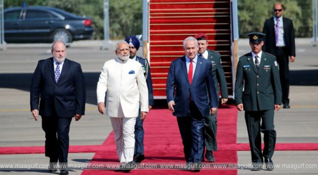 నెతన్యాహు ఘన స్వాగతం, మోదీ ఇజ్రాయెల్ పర్యటన హైలైట్!