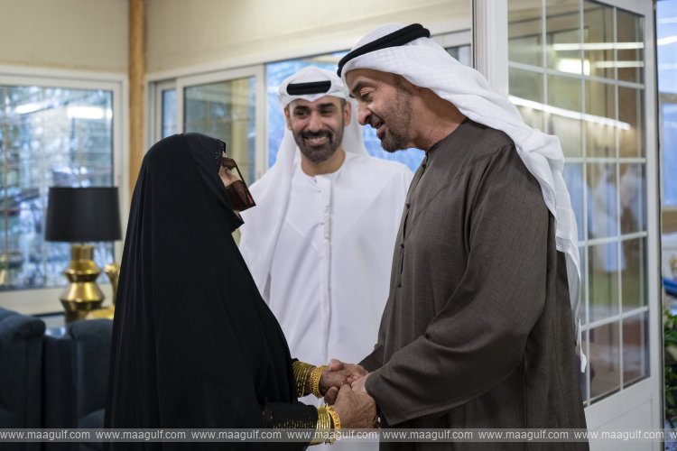 UAE President visits Hamad Saeed Al Balushi