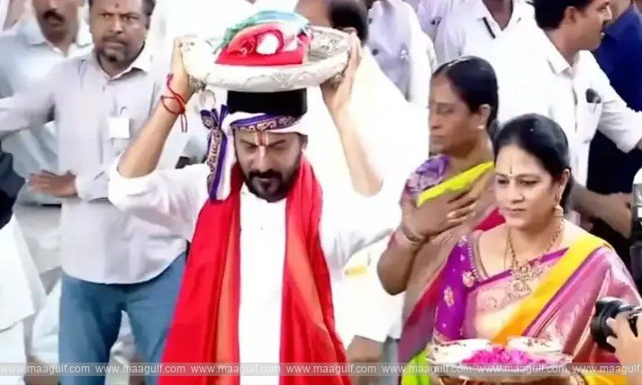 Sita Rama Kalyanam in Bhadrachalam: CM Revanth presents silk robes