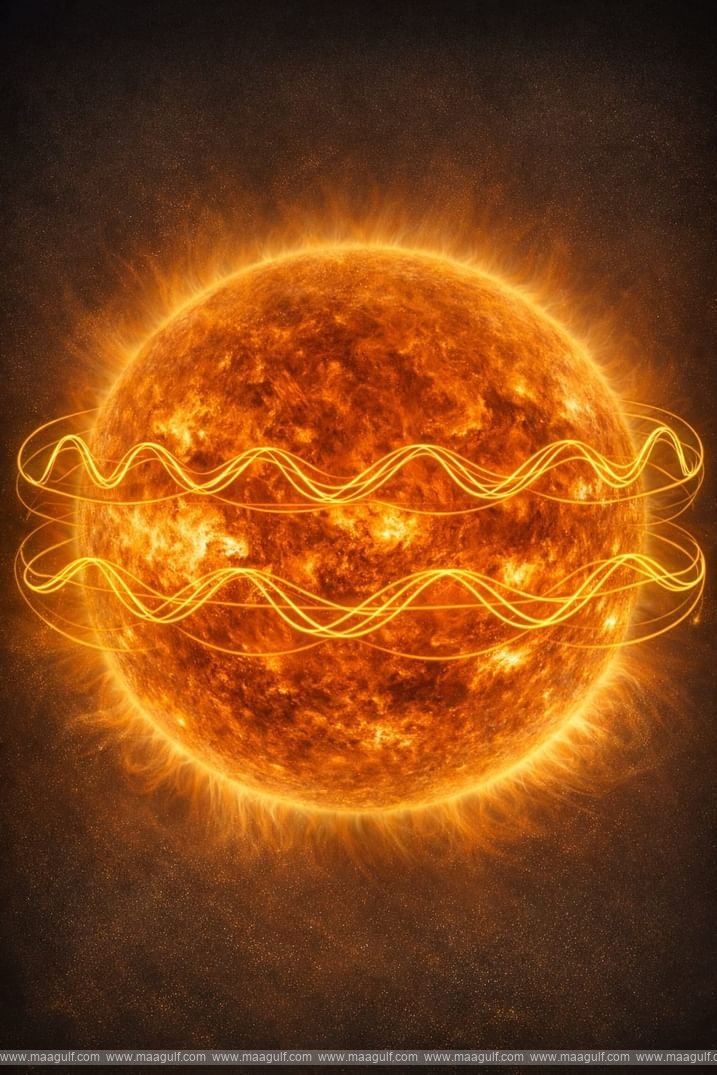 NYU Abu Dhabi researchers discover new large-scale waves moving deep inside Sun