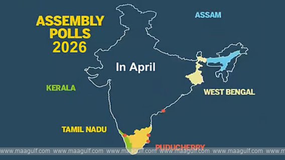 నాలుగు రాష్ట్రాలకు ఎన్నికల షెడ్యూల్, మే 4న కౌంటింగ్