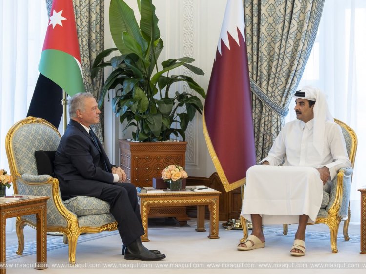 Emir of Qatar, King of Jordan discuss regional developments
