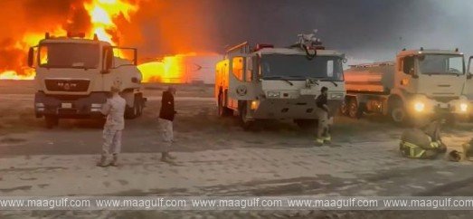 ఇంధన ట్యాంకులో మంటలు..58 గంటల పాటు పోరాటం..!!