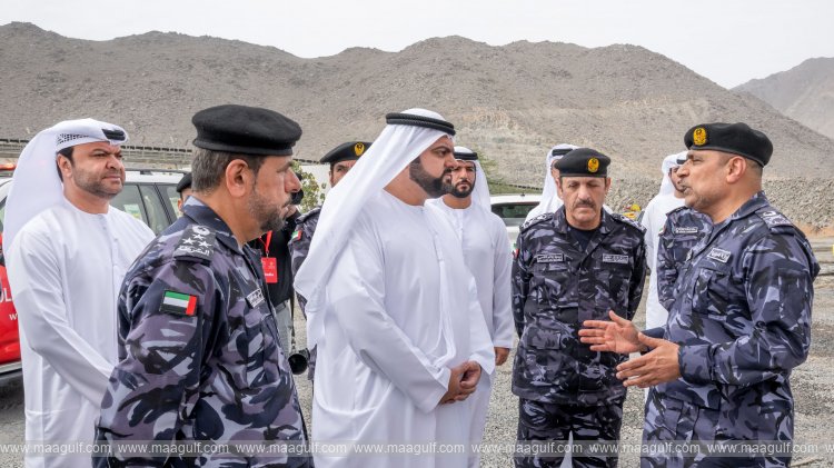 Mohammed Al Sharqi visits Fujairah Oil Industry Zone, praises work of field teams
