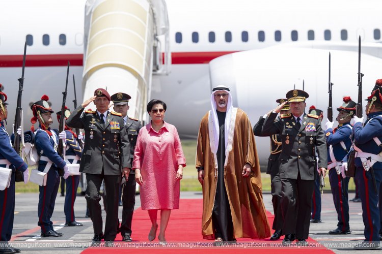 Crown Prince of Abu Dhabi arrives in Quito on official visit