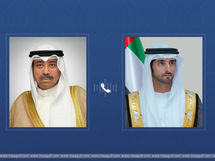 Sheikh Hamdan receives phone call from Kuwait Minister of Defence