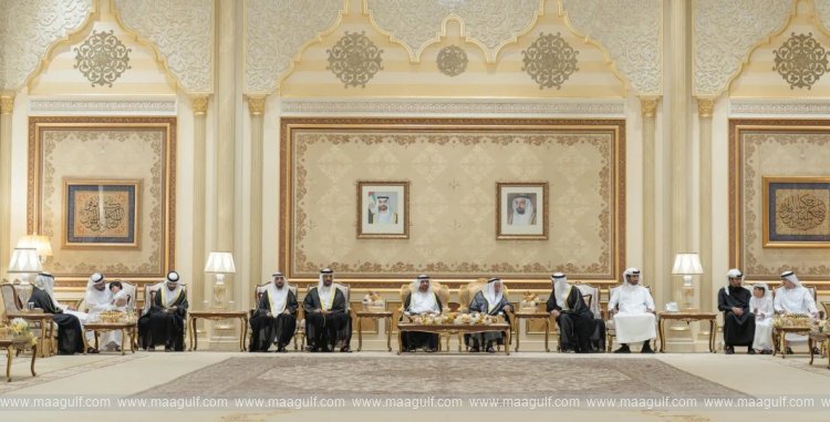 Sharjah Ruler receives Eid Al-Fitr well-wishers