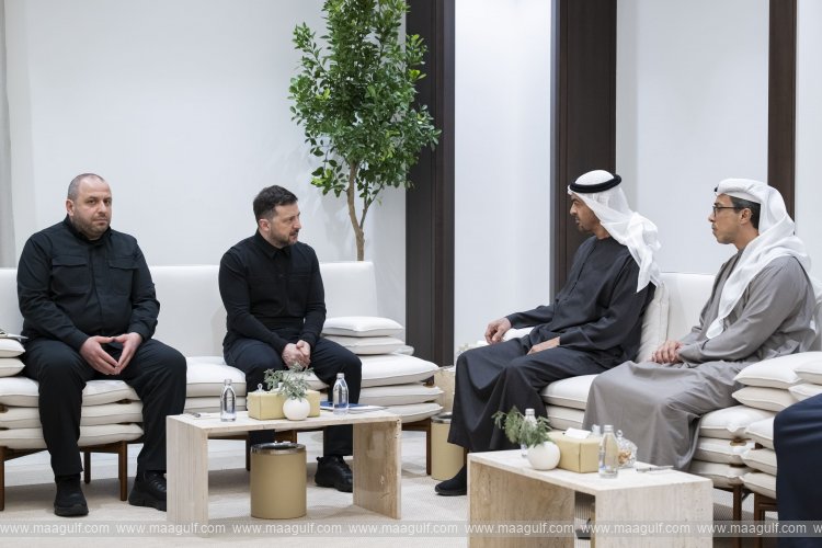 UAE and Ukrainian Presidents discuss cooperation and regional developments