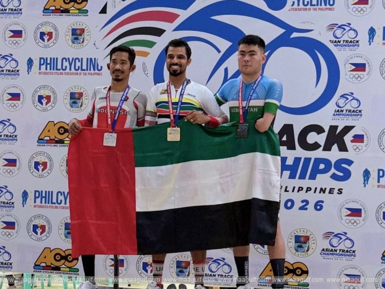 UAE raises its medal tally to 8 at Asian Track Cycling Championships
