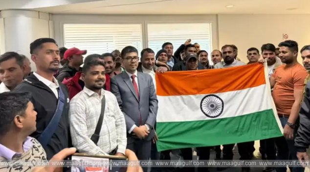 Indians safely return home from Middle East