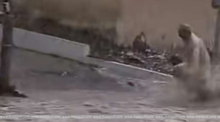 పిల్లిని రక్షించడానికి ప్రాణాలను పణంగా పెట్టిన వ్యక్తి..!!