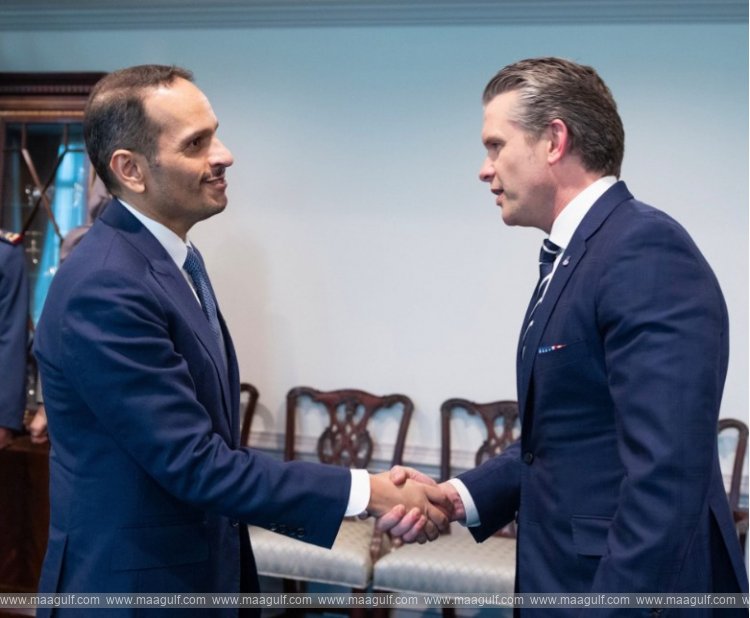 Qatar PM-FM meets U.S. government officials in Washington
