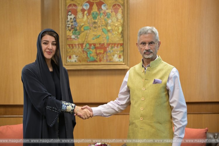 Reem Al Hashemi on a working visit to New Delhi, discussing ways to enhance bilateral cooperation and regional developments