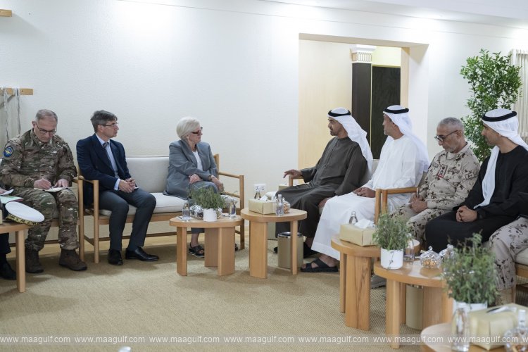 UAE President receives French Minister of the Armed Forces