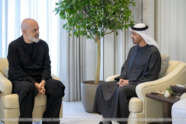 UAE President receives Prime Minister of Albania