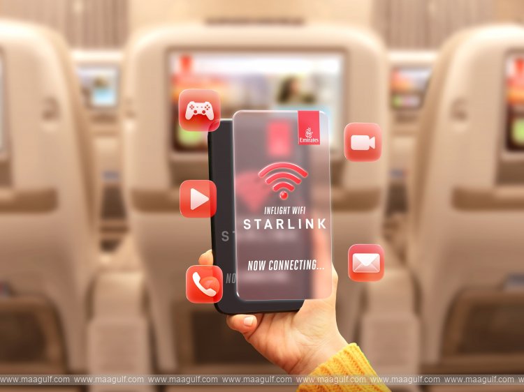 ఎమిరేట్స్ A380లో స్టార్లింక్ వై-ఫై ప్రారంభం