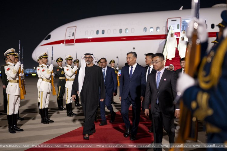 Crown Prince of Abu Dhabi arrives in Beijing on official visit to China