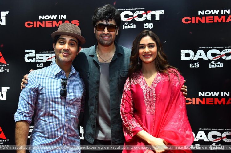 \'డెకాయిట్‌\'తో మరో సక్సెస్ ఇచ్చిన ఆడియన్స్ కి థాంక్ యూ: హీరో అడివి శేష్