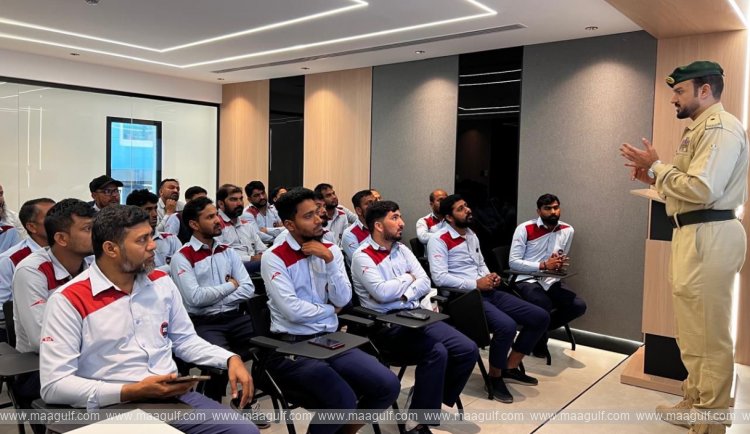 Dubai Police Deliver Traffic Awareness Lecture for Taxi Drivers