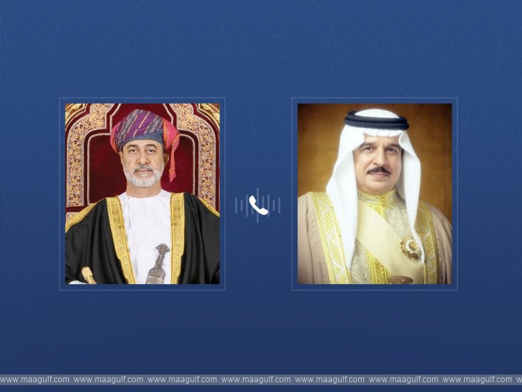 King of Bahrain, Sultan of Oman discuss latest regional, international developments in phone call