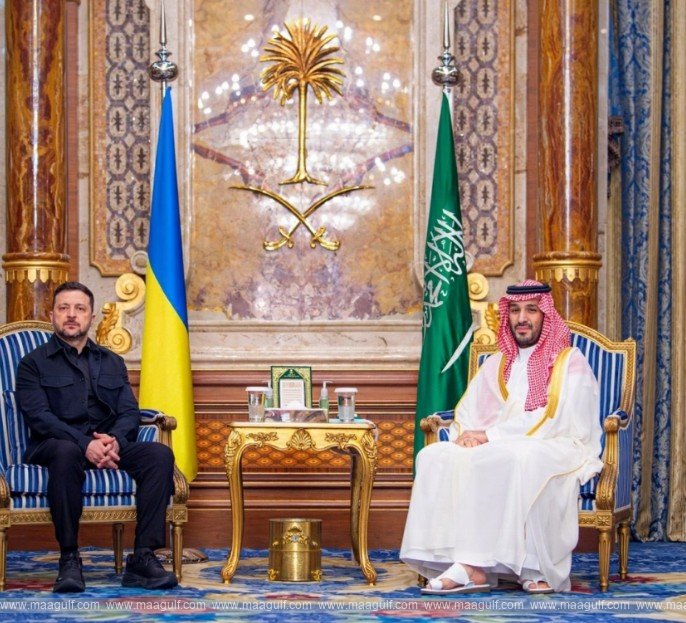 జెడ్డాలో సౌదీ క్రౌన్ ప్రిన్స్, జెలెన్స్కీ చర్చలు..!!
