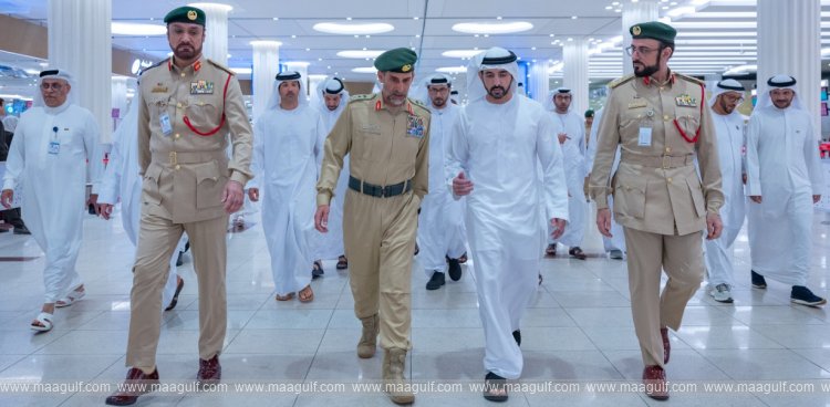 Sheikh Hamdan reviews operations of Dubai International Airport and Emirates