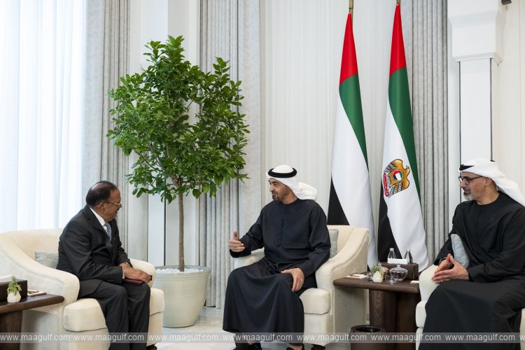 UAE President receives Indian National Security Adviser