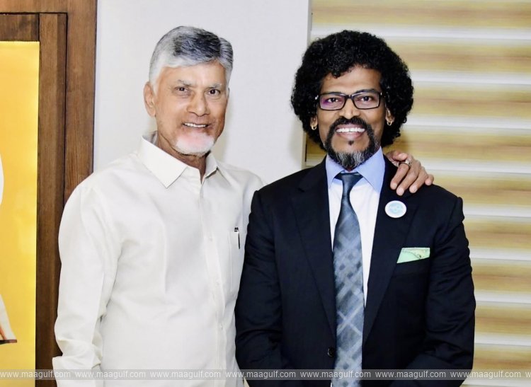సీఎం చంద్రబాబు నాయుడుతో డా. శ్రీధర్ బెవర భేటీ