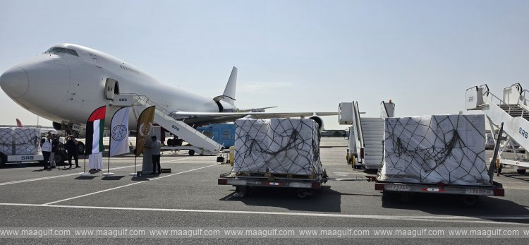 UAE dispatches 100 tonnes of food aid to Gaza under ‘Humaid Air Bridge’, ‘Operation Chivalrous Knight 3’