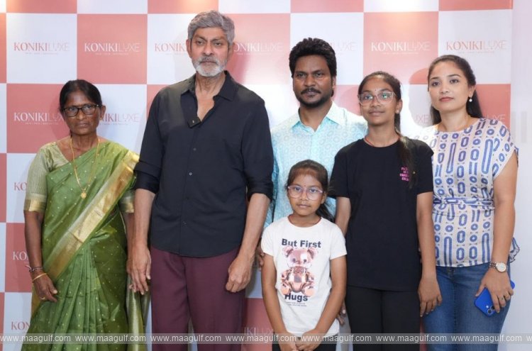 Ram Koniki\'s new \'Koniki Lux\' skin care launched by actor Jagapathi Babu