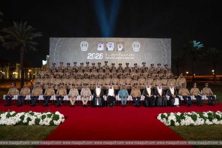Abdullah bin Salem attends Sharjah Police Academy graduation