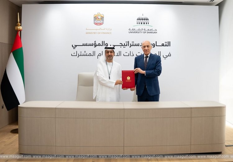 Ministry of Finance signs MoU with University of Sharjah to strengthen cooperation in open data, financial data analytics