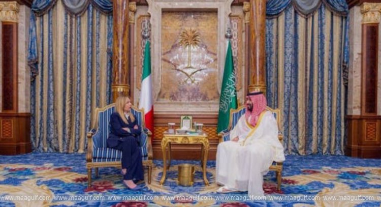 saudi-crown-prince-meets-italy-s-meloni