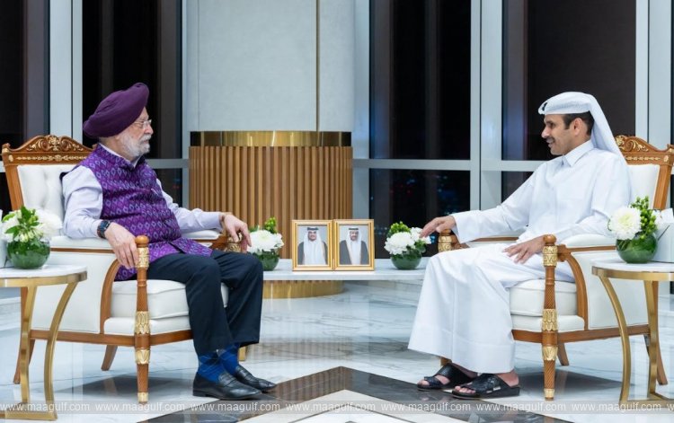 Qatar-India energy talks in Doha..!!