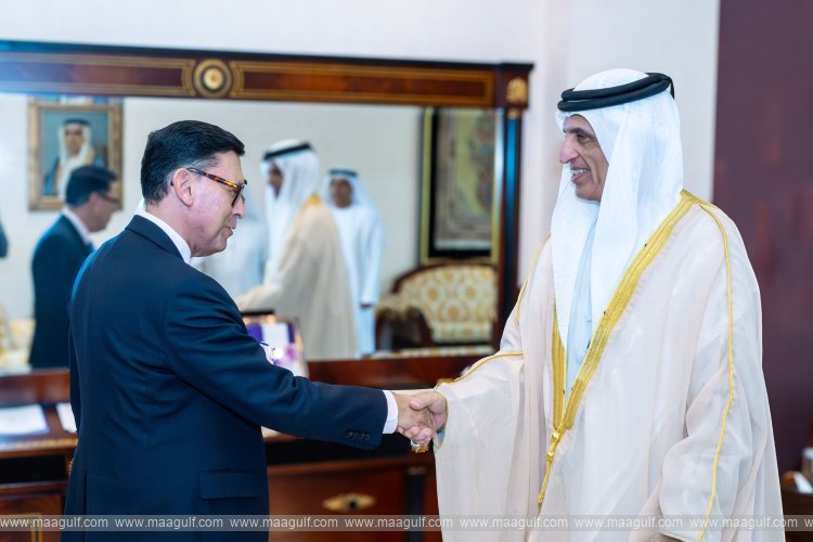 RAK Ruler receives Ambassador of Canada