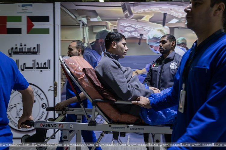 UAE Floating Hospital welcomes 5 new patients from Gaza Strip